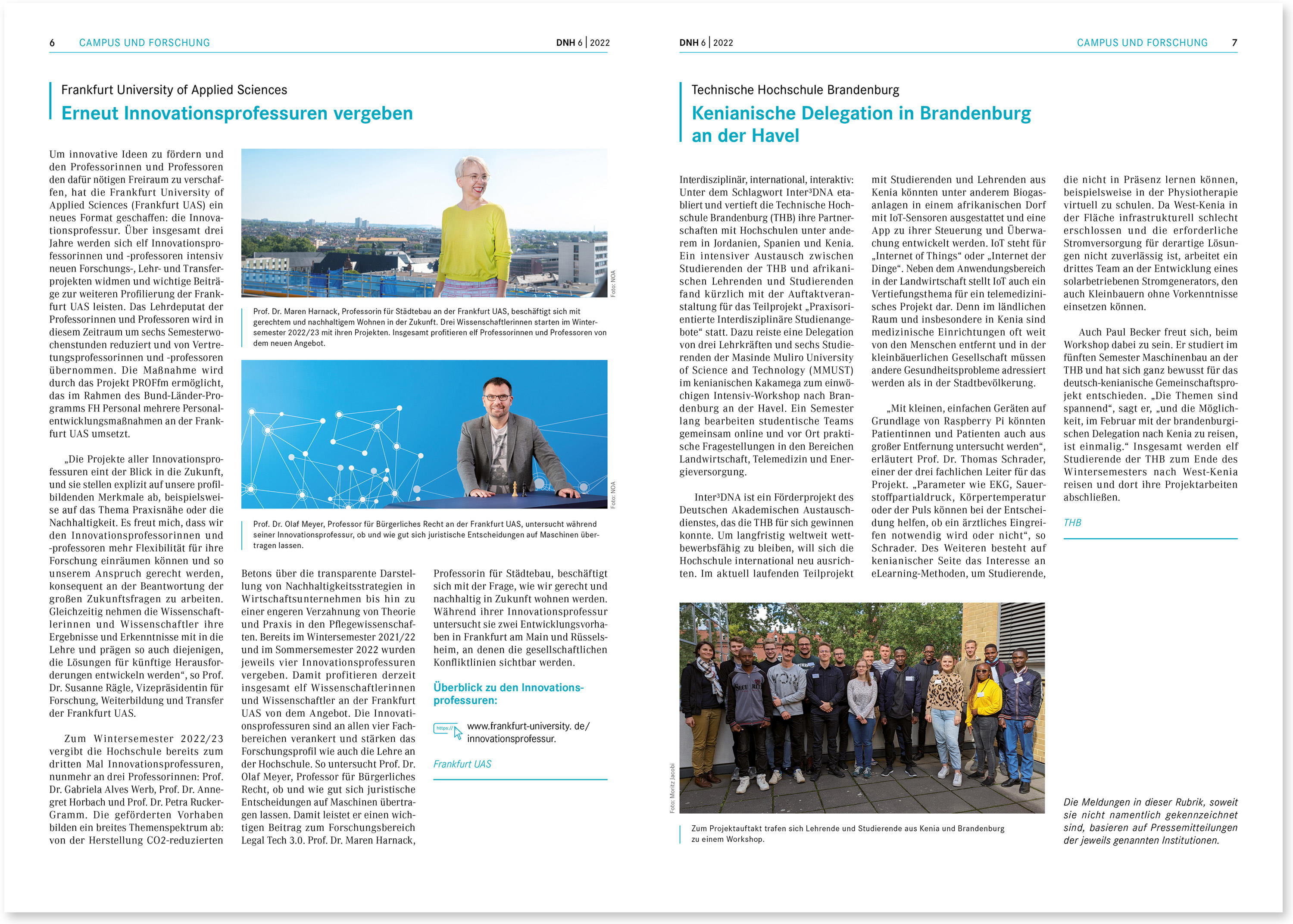 reeberdesign | Hochschullehrerbund hlb | DNH Magazin - Einblick