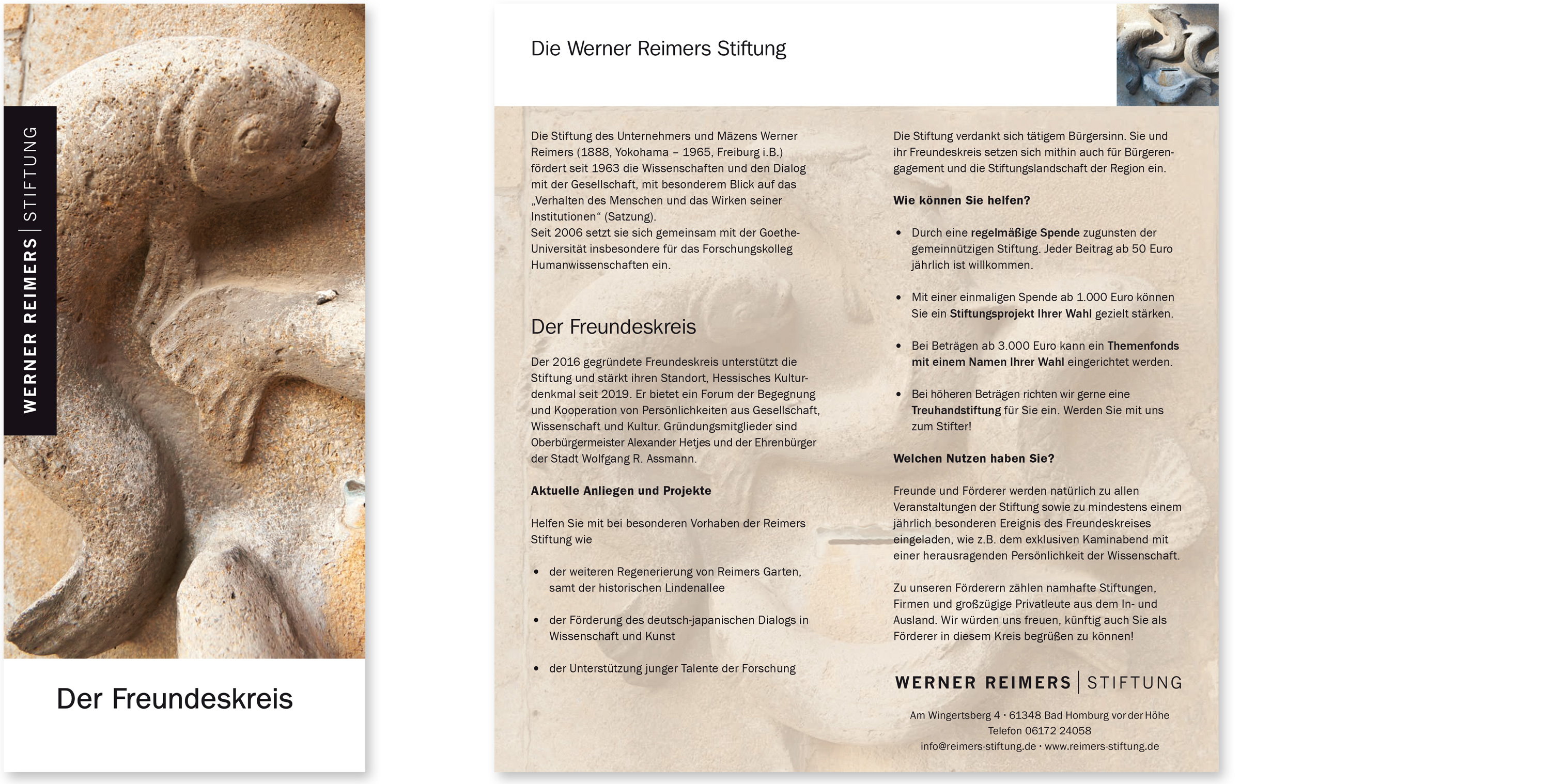 reeberdesign | Werner Reimers Stiftung - Flyer